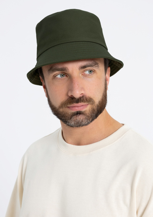 Зеленая панама арт. 14UC, 100% хлопок, 200 гр/м2, оптом | Мерч, униформа и текстиль для бизнеса  фото-2