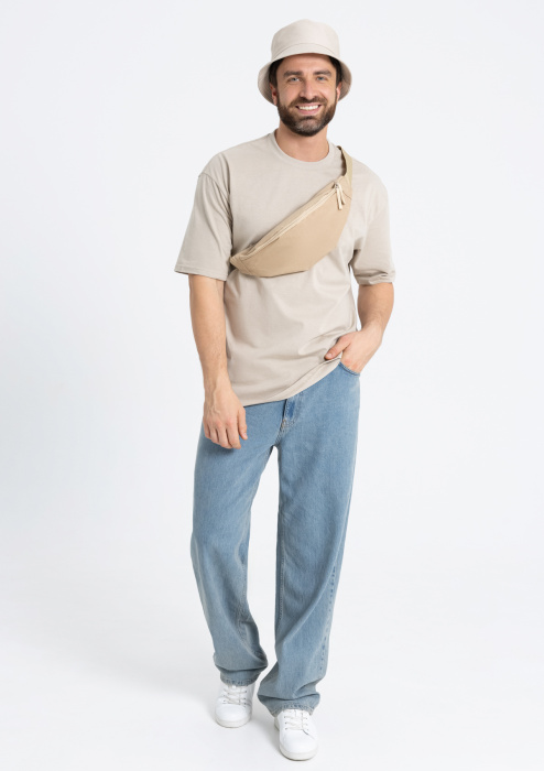 Бежевая поясная сумка арт. 122, 100% полиэстер, оптом | Мерч, униформа и текстиль для бизнеса фото-4