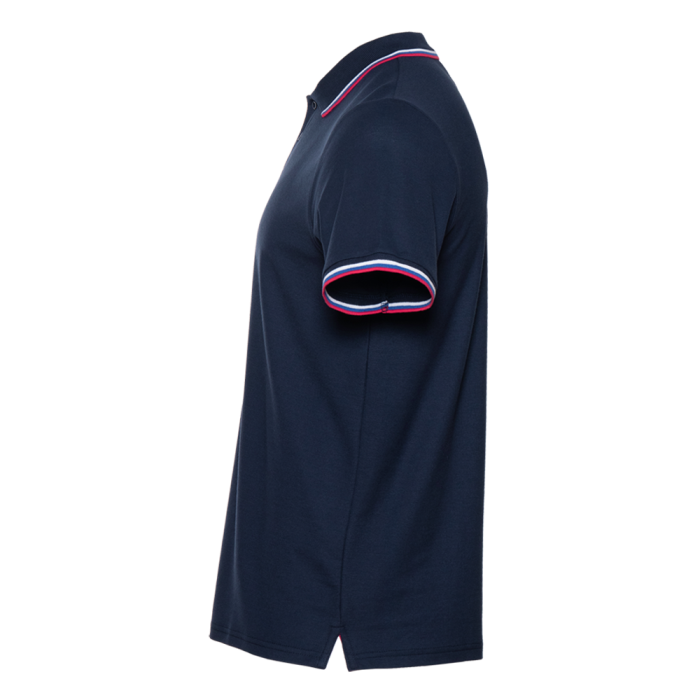 Рубашка поло мужская STAN  триколор  хлопок/полиэстер 185, 04RUS, Т-синий (46) | Мерч, униформа и текстиль для бизнеса фото-2