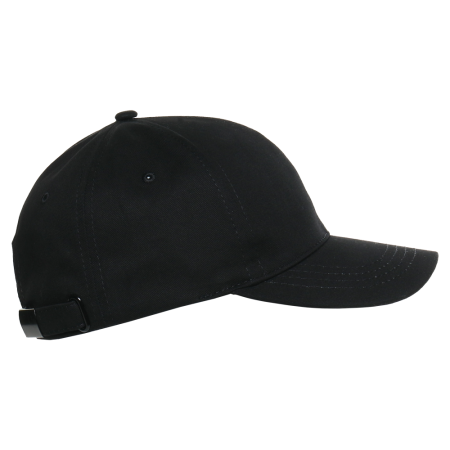Черная бейсболка арт. 07, 6 клиньев из 100% хлопка, 280 гр/м2, оптом | Мерч, униформа и текстиль для бизнеса  photo-2