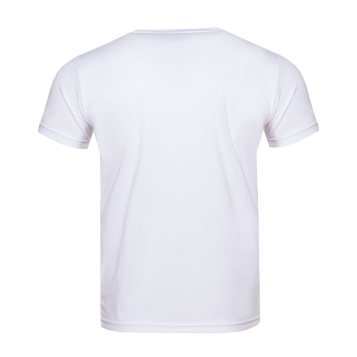 Белая футболка арт. 38 прямого кроя состав 50% хлопок, 50% полиэстер, 160 гр/м2, оптом | Мерч, униформа и текстиль для бизнеса фото-2