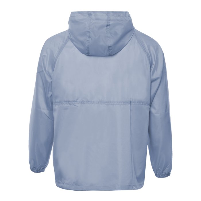 Однотонная голубая куртка-анорак арт. И16, 100% полиэстер | Мерч, униформа и текстиль для бизнеса фото-1