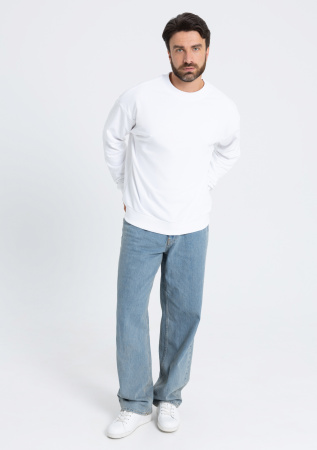 Свитшот унисекс STAN футер без начёса, 350, 96, Белый (10) | Мерч, униформа и текстиль для бизнеса photo-5