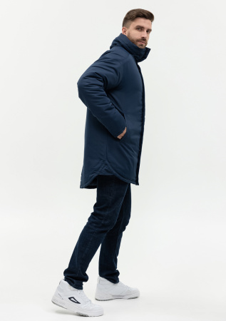 Темно-синяя однотонная куртка арт. 73, 100% полиэстер с водоотталкивающей пропиткой, оптом | Мерч, униформа и текстиль для бизнеса photo-13