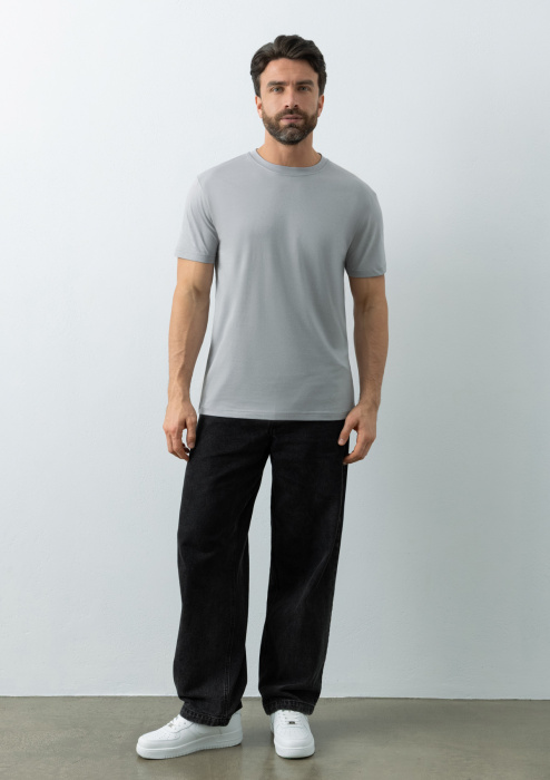 Футболка прямого кроя арт. 51 из 100% хлопка, 150 гр/м2, оптом | Мерч, униформа и текстиль для бизнеса 
 фото-3