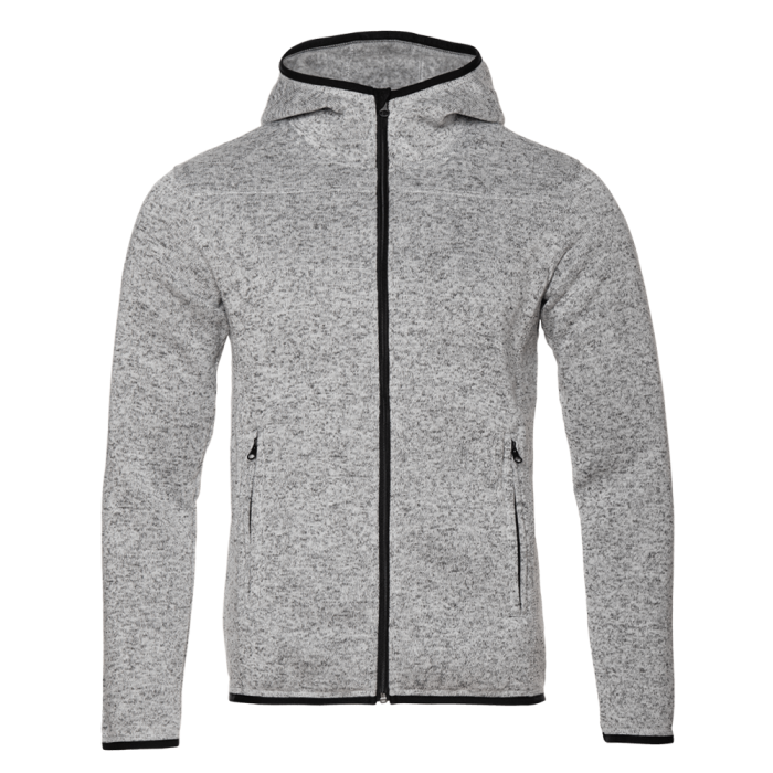 Светло-серая толстовка STAN арт. 67 на молнии, вязаный флис 100% полиэстер, 320 гр/м2 | Мерч, униформа и текстиль для бизнеса фото-0