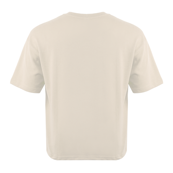 Молочная футболка арт. 40 оверсайз кроя, состав 65% хлопок 35% полиэстер, 260 гр/м2, оптом| Мерч, униформа и текстиль для бизнеса   фото-3