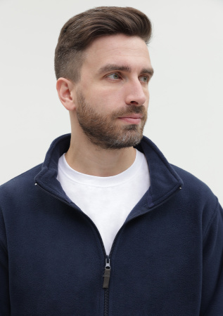 Толстовка унисекс STAN на молнии микрофлис 200, 21, Т-синий (46) | Мерч, униформа и текстиль для бизнеса photo-11