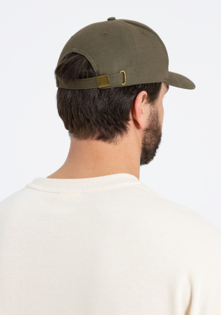 Оливковый хаки бейсболка арт. 12, 5 клиньев из 100% хлопка, 260 гр/м2, оптом | Мерч, униформа и текстиль для бизнеса  photo-12