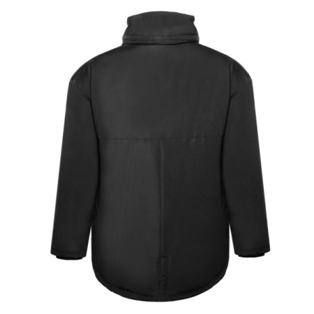 Черная однотонная куртка арт. 73, 100% полиэстер с водоотталкивающей пропиткой, оптом | Мерч, униформа и текстиль для бизнеса photo-3