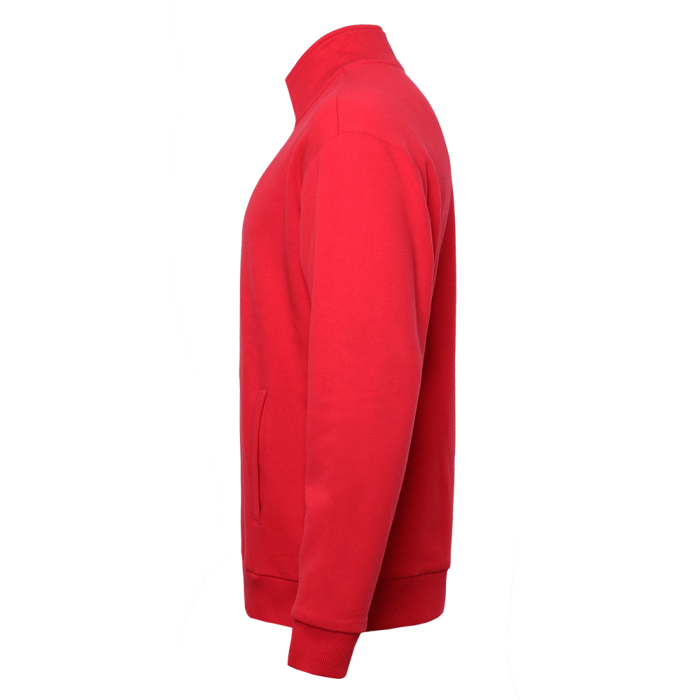 Толстовка STAN оверсайз на молнии, футер без начёса, 340, 102, Красный (14) фото-1