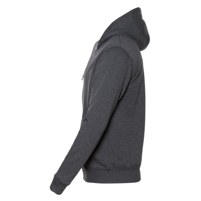 Толстовка  мужская STAN с капюшоном на молнии  футер с начёсом 280, 17,Тёмный меланж (60) | Мерч, униформа и текстиль для бизнеса фото-2
