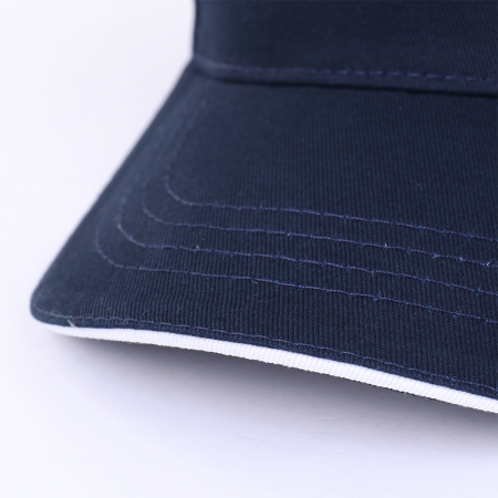Бейсболка с кантом STAN 5 клиньев хлопок 280,14, Темно-синий (46)  photo-6