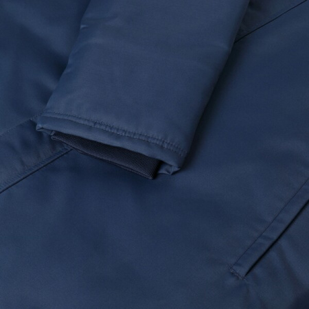 Темно-синяя однотонная куртка арт. 73, 100% полиэстер с водоотталкивающей пропиткой, оптом | Мерч, униформа и текстиль для бизнеса photo-6