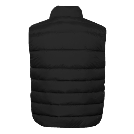Черный однотонный утепленный жилет арт. 82, 100% нейлон, оптом | Мерч, униформа и текстиль для бизнеса photo-1