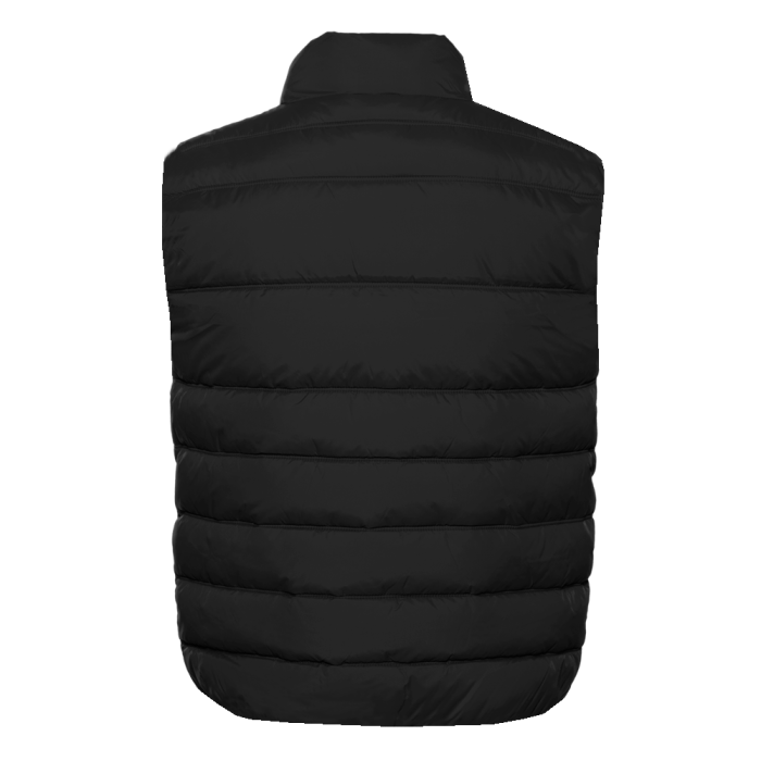 Черный однотонный утепленный жилет арт. 82, 100% нейлон, оптом | Мерч, униформа и текстиль для бизнеса фото-1