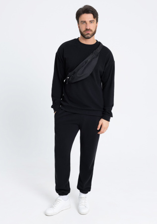 Черная поясная сумка арт. 122, 100% полиэстер, оптом | Мерч, униформа и текстиль для бизнеса photo-5