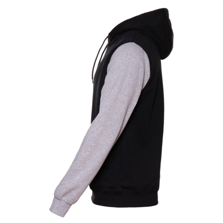 Черное/серое худи арт. 20, футер с начесом 60% хлопок, 40% полиэстер, 260 гр/м2 | Мерч, униформа и текстиль для бизнеса photo-1