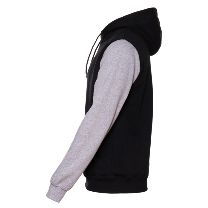 Черное/серое худи арт. 20, футер с начесом 60% хлопок, 40% полиэстер, 260 гр/м2 | Мерч, униформа и текстиль для бизнеса фото-1