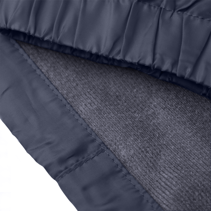 Темно-синяя однотонная утепленная ветровка арт. 60, 100% полиэстер, Dewspo 210T | Мерч, униформа и текстиль для бизнеса фото-3
