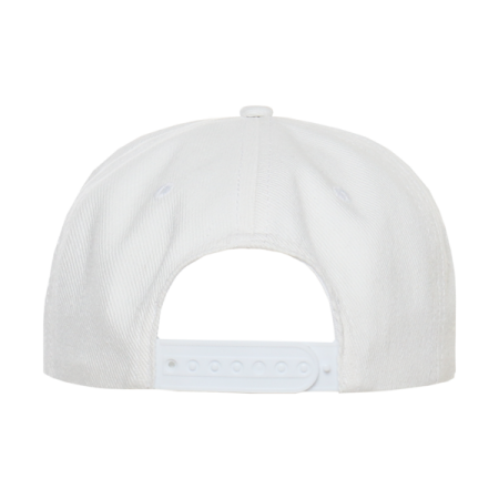 Молочная бейсболка с прямым козырьком арт. 08, 5 клиньев из 100% хлопка, 330 гр/м2, оптом | Мерч, униформа и текстиль для бизнеса  photo-4