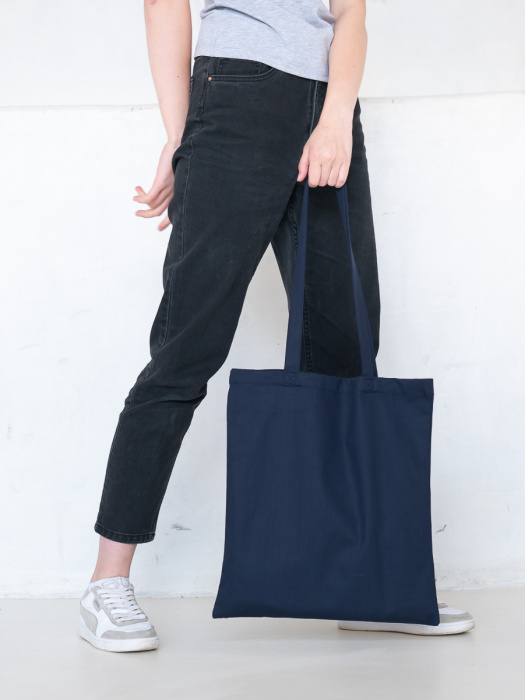 Сумка шопер STAN хлопок 38*42, 220, 200, Т-синий (46) фото-2