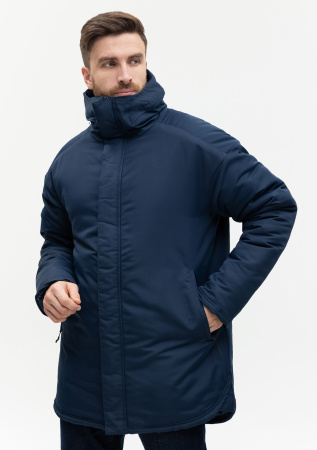 Темно-синяя однотонная куртка арт. 73, 100% полиэстер с водоотталкивающей пропиткой, оптом | Мерч, униформа и текстиль для бизнеса photo-15