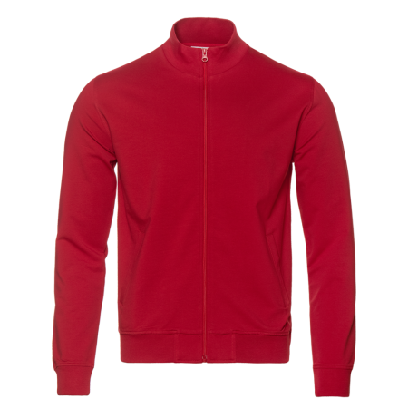 Красная толстовка STAN арт. 65 на молнии, 78% хлопок, 17% полиэстер, 5% эластан, 245 гр/м2 | Мерч, униформа и текстиль для бизнеса photo-0