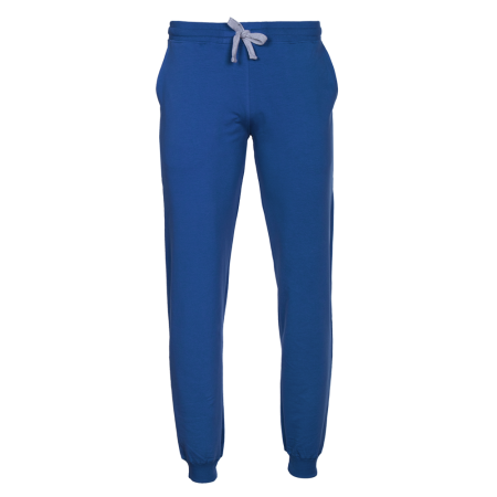 Синие однотонные брюки арт. 62, 92% хлопок, 8% эластан, оптом | Мерч, униформа и текстиль для бизнеса photo-0