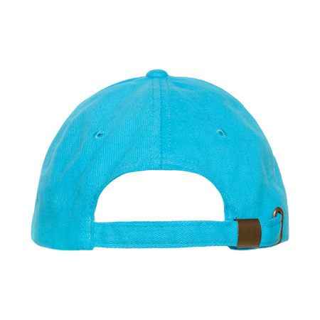 Бирюзовая бейсболка с кантом арт. 11K, 5 клиньев, 100% хлопок, 280 гр/м2, оптом | Мерч, униформа и текстиль для бизнеса  photo-4