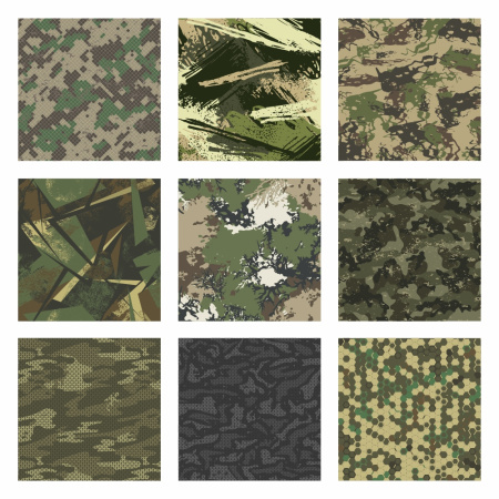 Бейсболка STAN 5 клиньев хлопок 330,01, Зеленый камуфляж photo-4