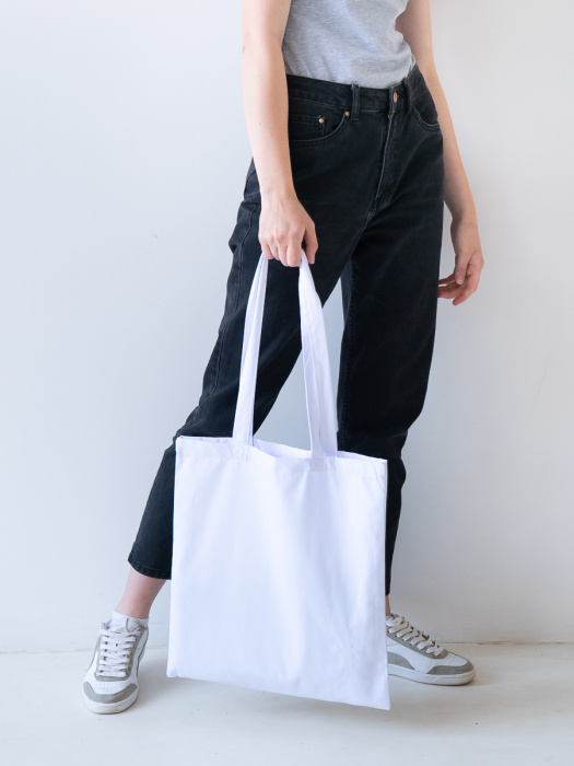 Белая сумка шопер, оптом | Мерч, униформа и текстиль для бизнеса фото-3