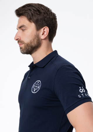 Рубашка поло унисекс STAN хлопок/эластан 200, 05, Т-синий (46)  photo-8
