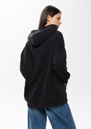 Худи унисекс STAN оверсайз футер без начёса 350, 66, Чёрный (20) | Мерч, униформа и текстиль для бизнеса photo-9