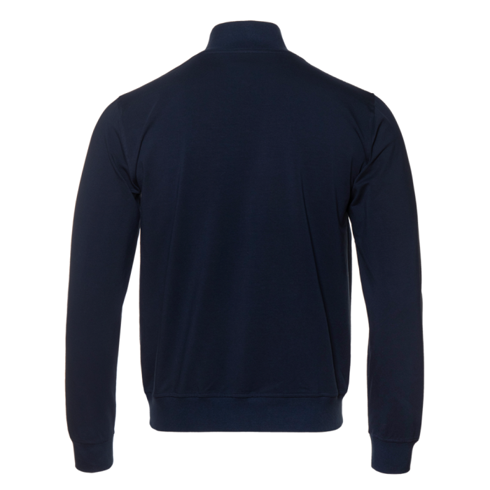 Темно-синяя толстовка STAN арт. 65 на молнии, 78% хлопок, 17% полиэстер, 5% эластан, 245 гр/м2 | Мерч, униформа и текстиль для бизнеса фото-1