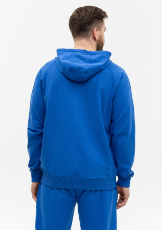 Синие однотонные брюки арт. 62, 92% хлопок, 8% эластан, оптом | Мерч, униформа и текстиль для бизнеса photo-9