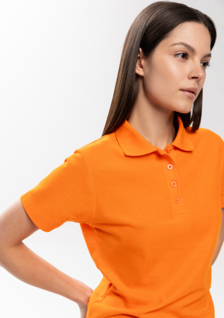 Рубашка поло женская STAN хлопок/полиэстер 185, 04WL, Оранжевый (28) photo-7