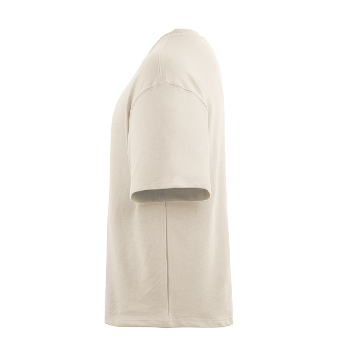 Молочная футболка арт. 40 оверсайз кроя, состав 65% хлопок 35% полиэстер, 260 гр/м2, оптом| Мерч, униформа и текстиль для бизнеса   фото-2