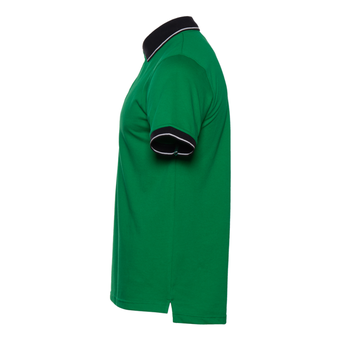 Зеленая рубашка поло арт. 04C, 80% хлопок, 20% полиэстер, оптом | Мерч, униформа и текстиль для бизнеса  фото-2