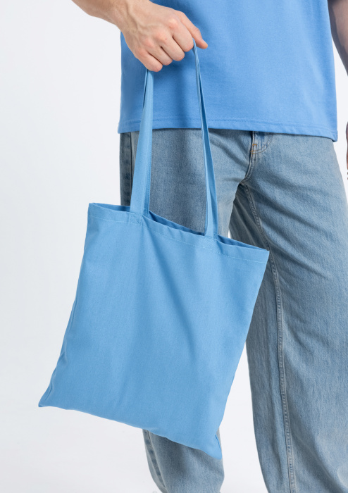Сумка шопер STAN хлопок 38*42, 200,201, Голубой (76) фото-2