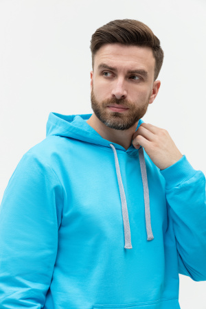 Худи унисекс STAN футер без начёса 260, 23, Бирюзовый (32) | Мерч, униформа и текстиль для бизнеса photo-9