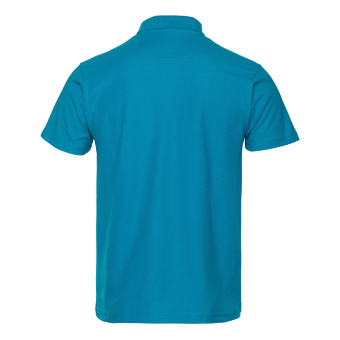 Лазурная рубашка поло арт. 04, 65% хлопок, 35% полиэстер, 185 гр/м2, оптом | Мерч, униформа и текстиль для бизнеса  фото-1