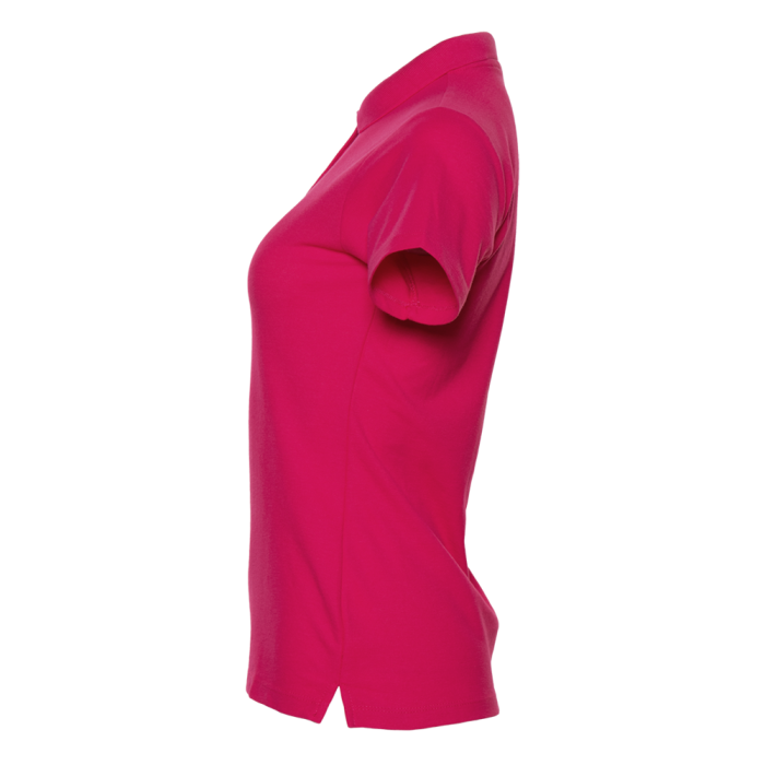 Женская ярко-розовую рубашка поло арт. 04WL приталенного кроя, 65% хлопок, 35% полиэстер, 185 гр/м2, оптом | Мерч, униформа и текстиль для бизнеса  фото-2