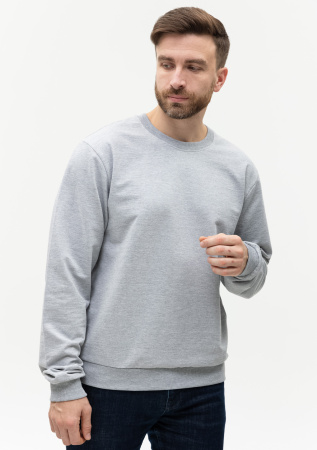 Свитшот унисекс STAN футер без начёса , 260, 63, Серый меланж (50) | Мерч, униформа и текстиль для бизнеса photo-6