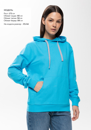 Худи унисекс STAN футер без начёса 260, 23, Бирюзовый (32) | Мерч, униформа и текстиль для бизнеса photo-4