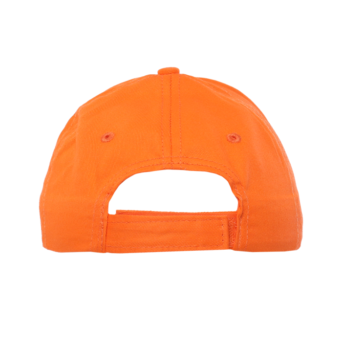 Оранжевая детская бейсболка арт. 10J, 5 клиньев из 100% хлопка, 150 гр/м2, оптом | Мерч, униформа и текстиль для бизнеса  фото-3