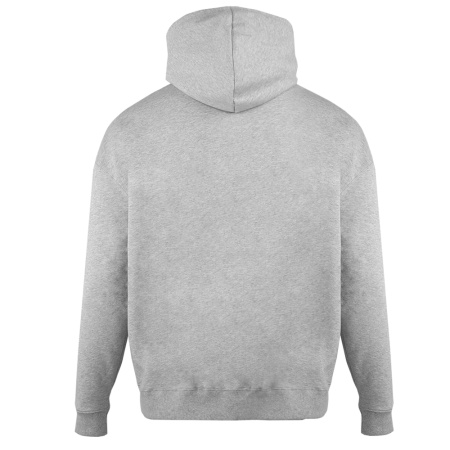 Толстовка унисекс Oversize Zip с капюшоном сэндвич 320, 100, Серый меланж (50) photo-1