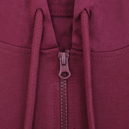 Бордовая толстовка на молнии STAN арт. 99, футер без начёса, 100% хлопок, 240 гр/м2  | Мерч, униформа и текстиль для бизнеса photo-3