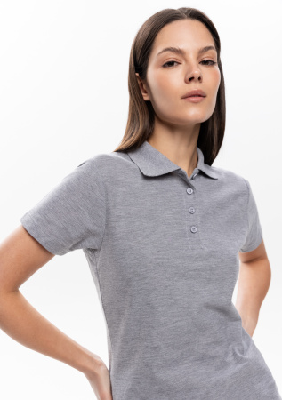 Рубашка поло женская STAN хлопок/полиэстер 185, 04WL, Серый меланж (50) | Мерч, униформа и текстиль для бизнеса photo-7