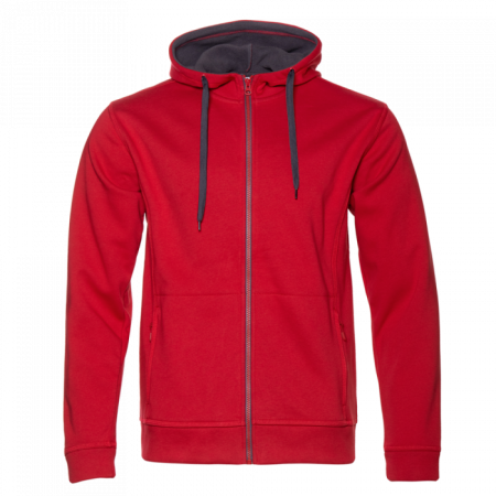 Толстовка мужская STAN с капюшоном на молнии сэндвич 320, 18, Красный (14) | Мерч, униформа и текстиль для бизнеса photo-0
